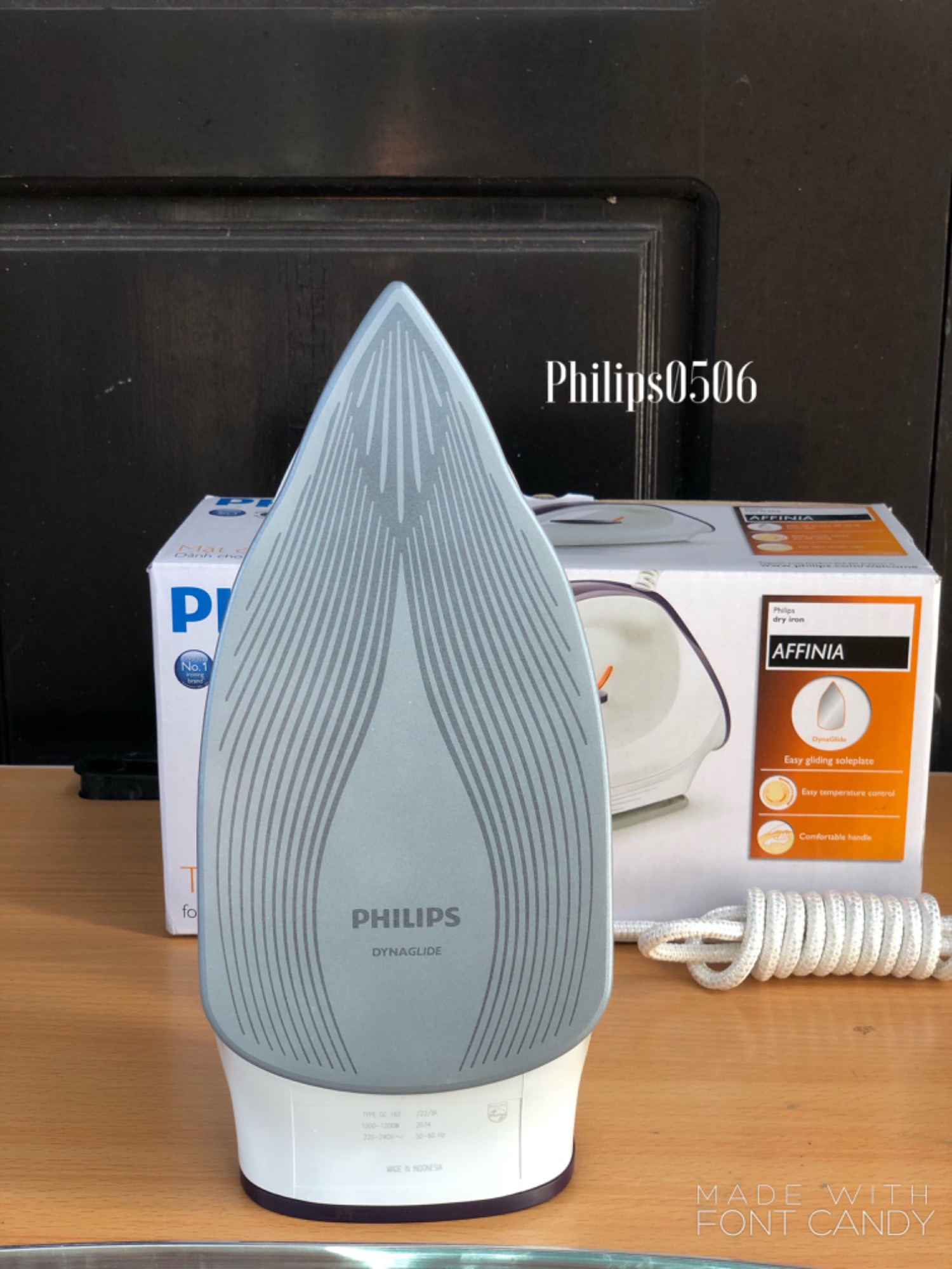 Bàn Ủi Khô Philips GC160-Made in indonexia