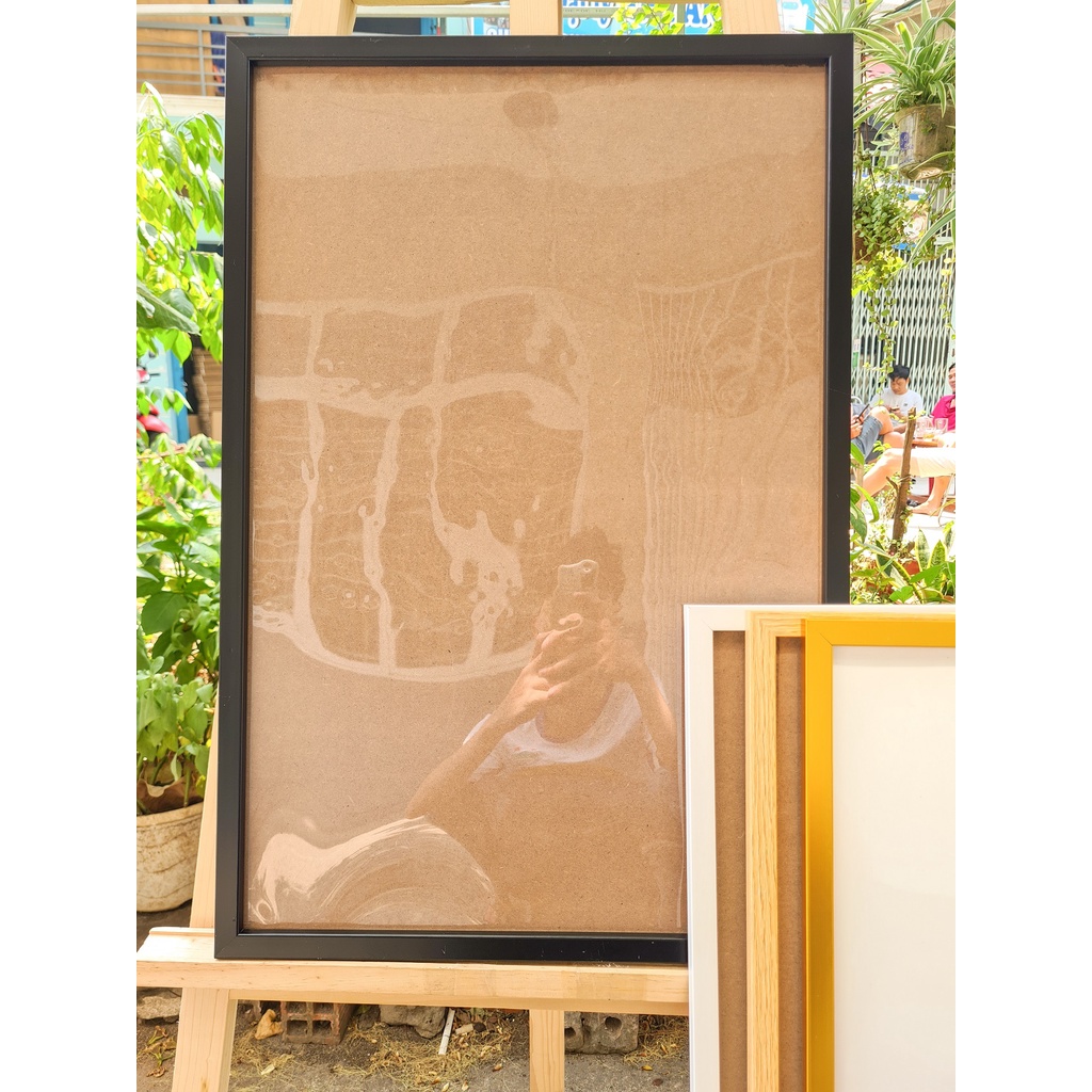Khung ảnh - khung bằng khen 40x60cm - khung composite, mặt mica treo tường để bàn newshop