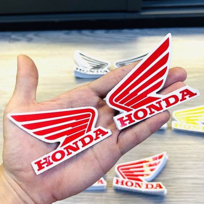 Tem Sticker Cặp Cánh Chim Honda Dán Trang Trí Xe Máy