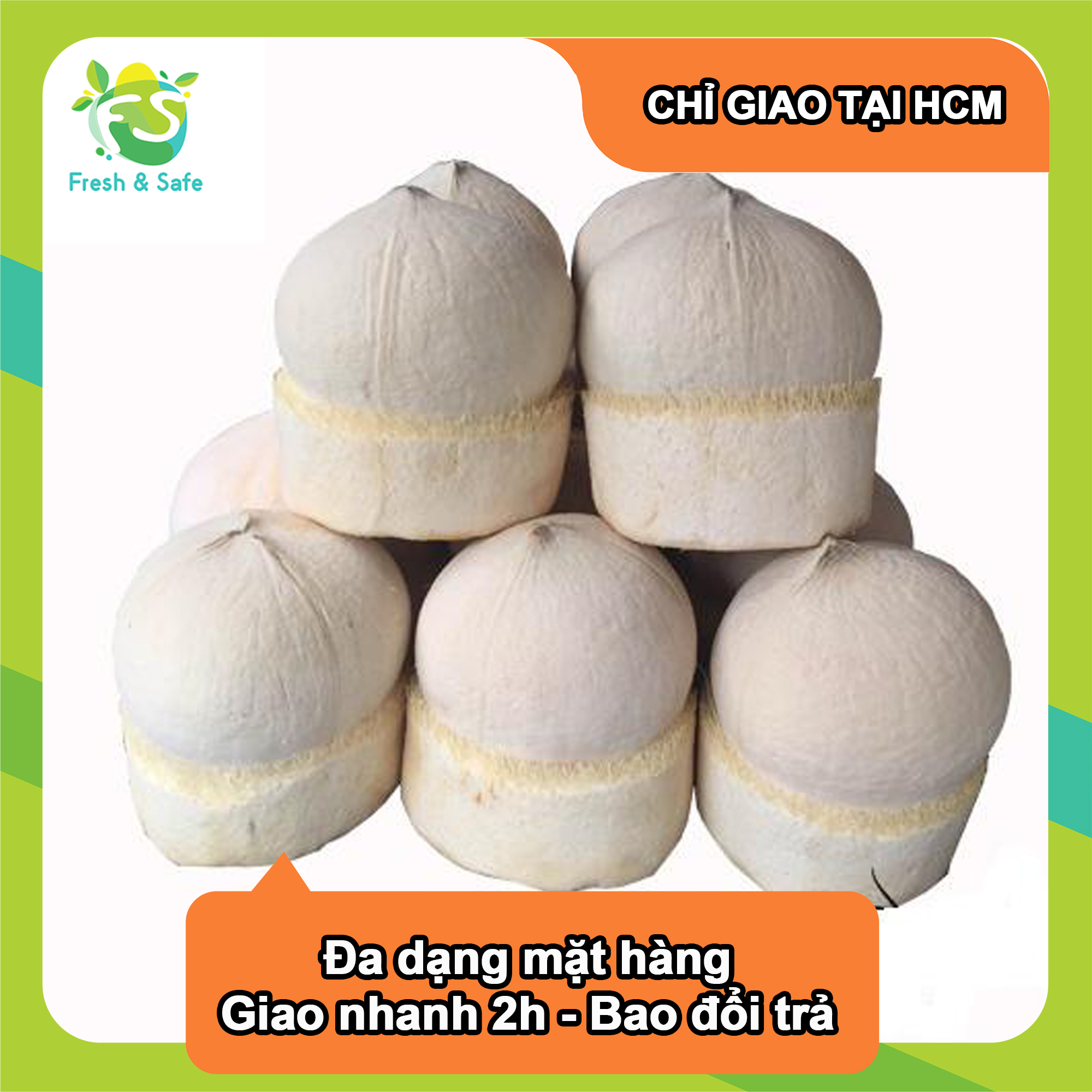 [Chỉ Giao HCM] Dừa Xiêm Gọt - 1 trái