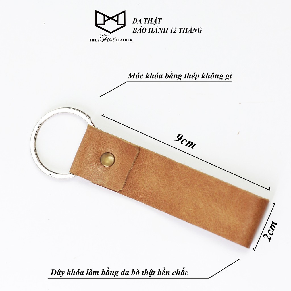 [HCM]Móc khóa da bò thật cao cấp