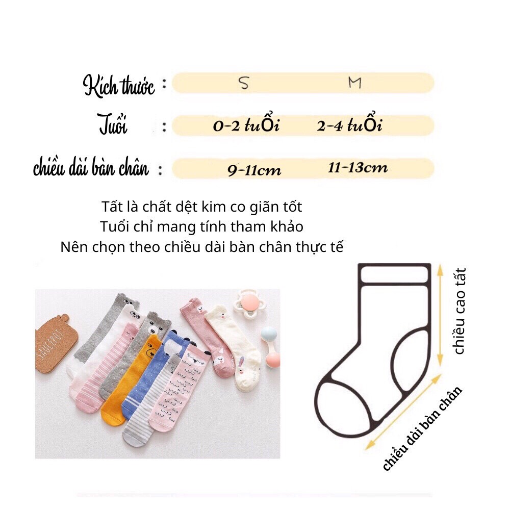 Đôi tất len dài tới gối cho bé T148