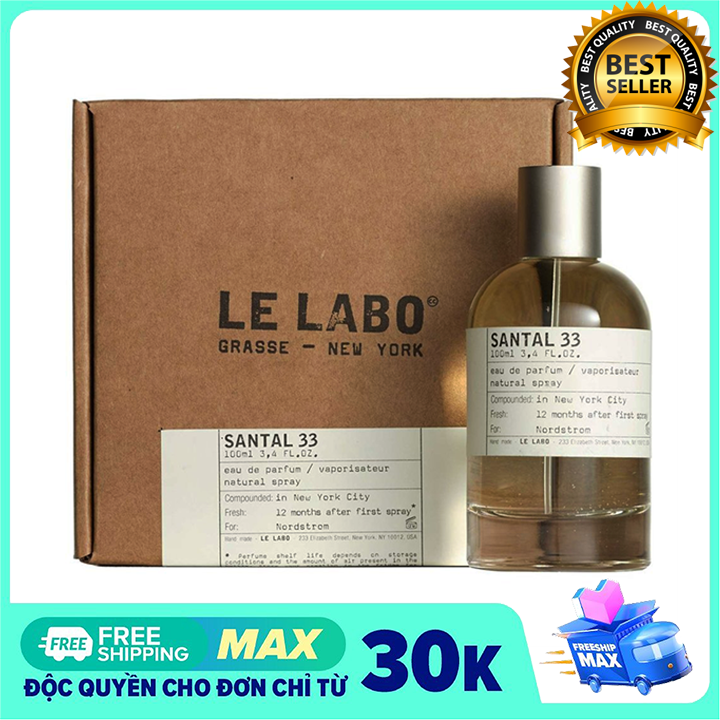 Nước Hoa Unisex Le Labo Santal 33 100ml