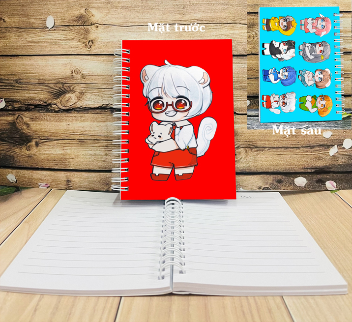 Sổ gáy xoắn, lò xo Hero Among-Hero Team các nhân vật