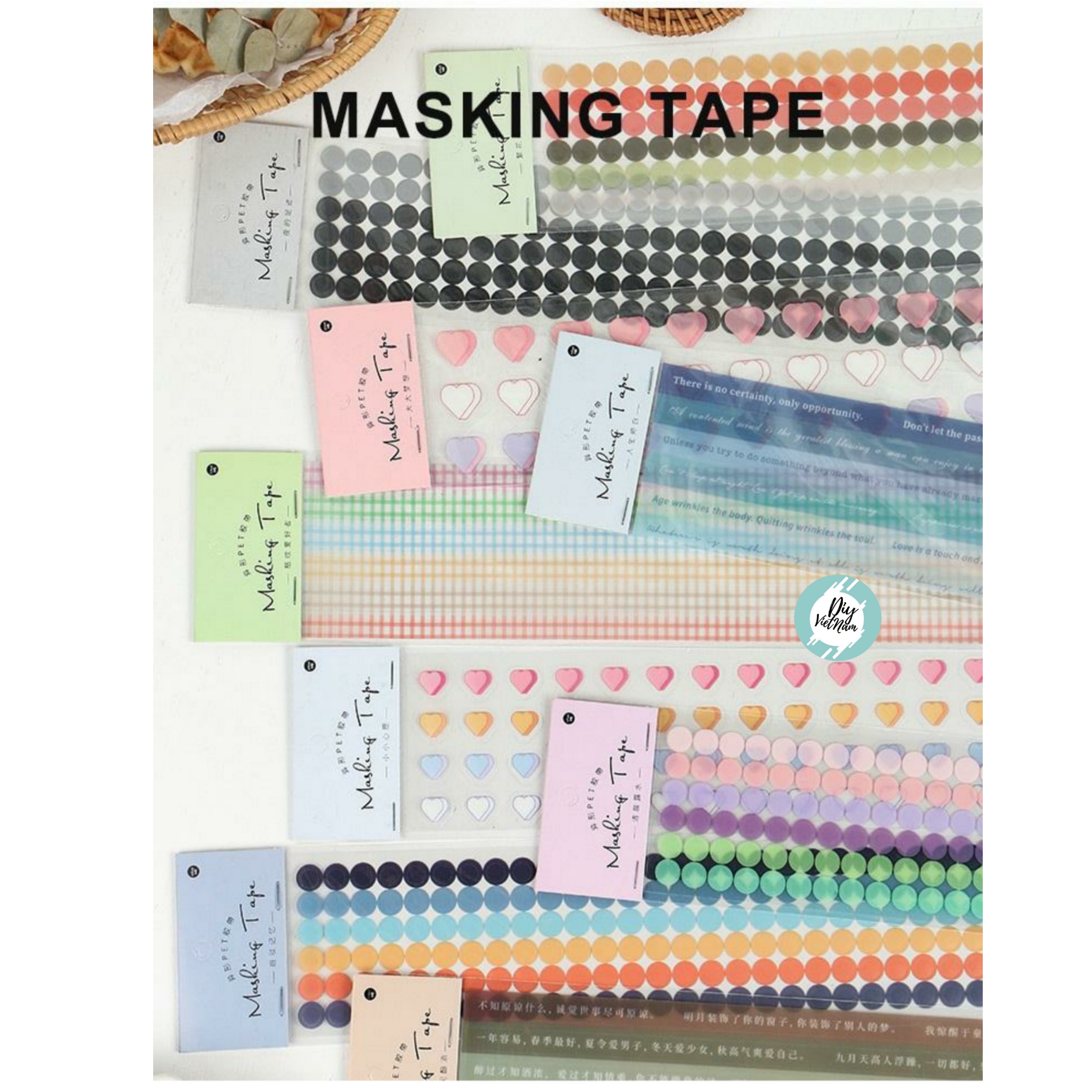 [HCM]STICKER DÂY CHẤM DOT