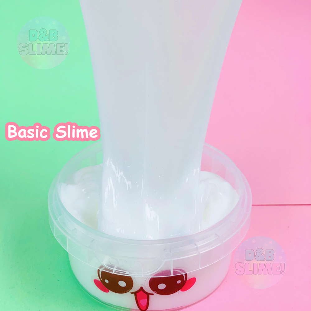 Basic Slime Màu Trắng Siêu Dẻo 250Ml - Chất Nhờn Slime Cao Cấp Giúp Thư Giãn
