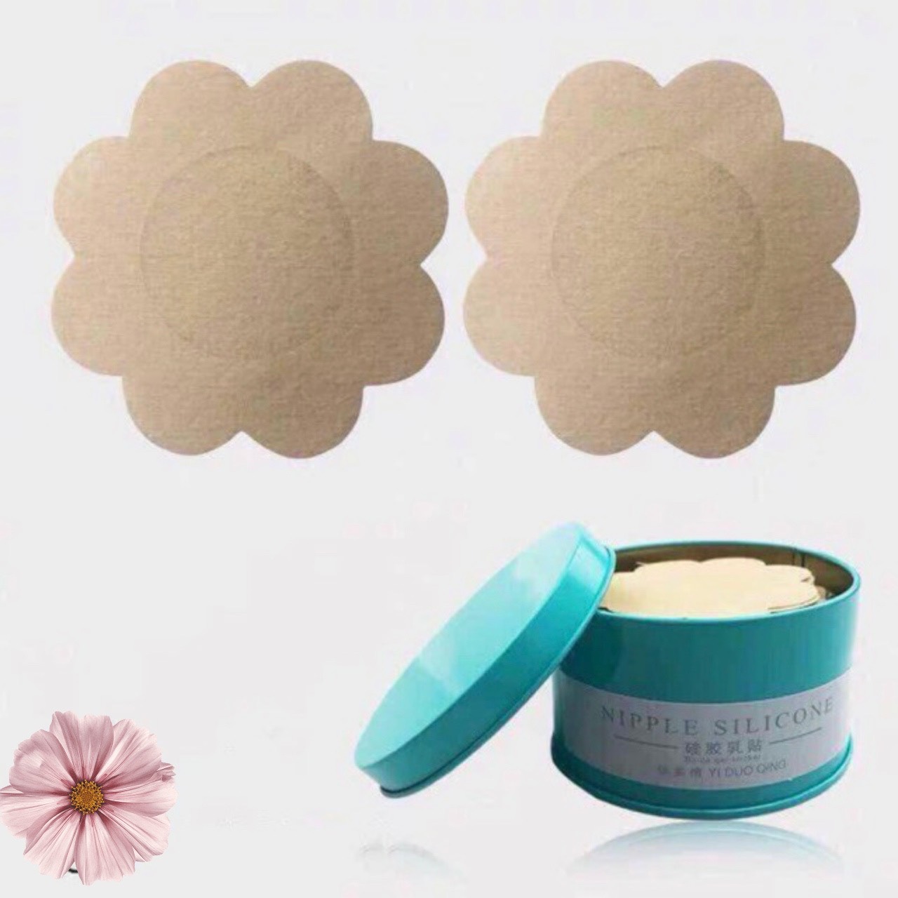 Hộp dán ti giấy lụa 60 miếng (30 cặp)