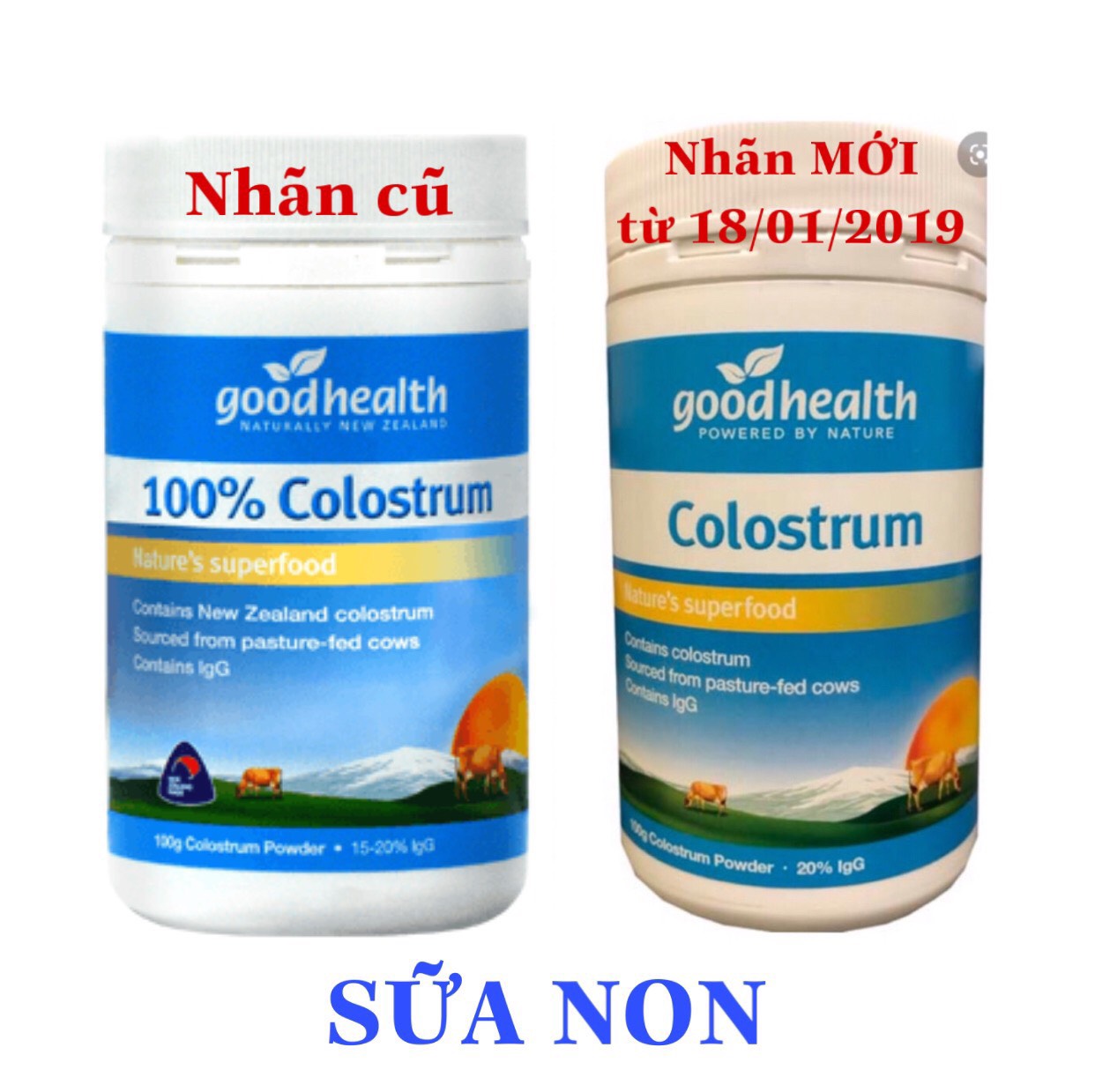 Mẫu mới -Sữa non Colostrum 100g