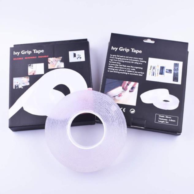 Băng keo 2 mặt cố định đồ vật thông minh dài 3m