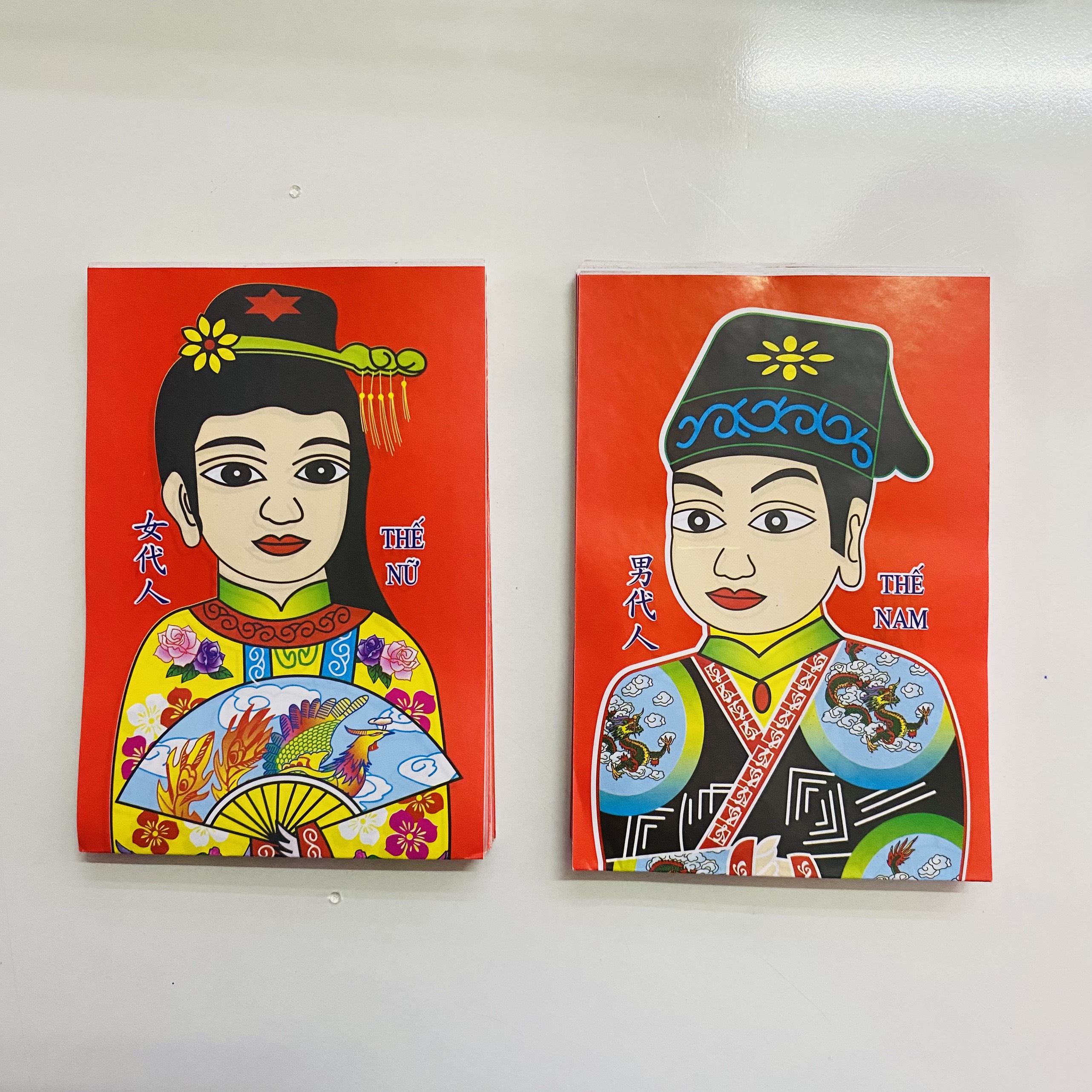 Giấy cúng thế thân  nam,nữ( 5tờ/sấp)