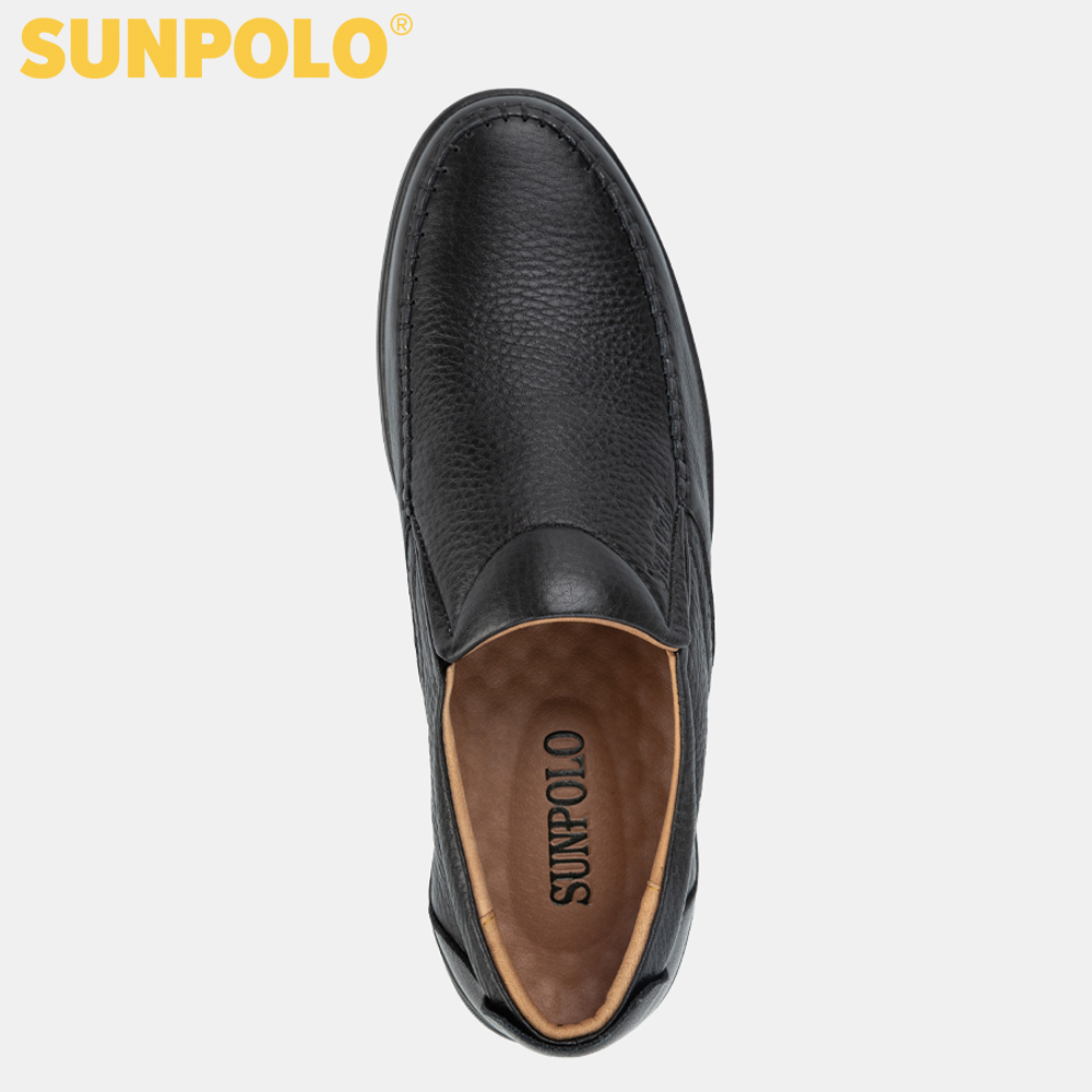 Giày Nam Da Bò Cao Cấp SUNPOLO MU1732 (Đen, Nâu)