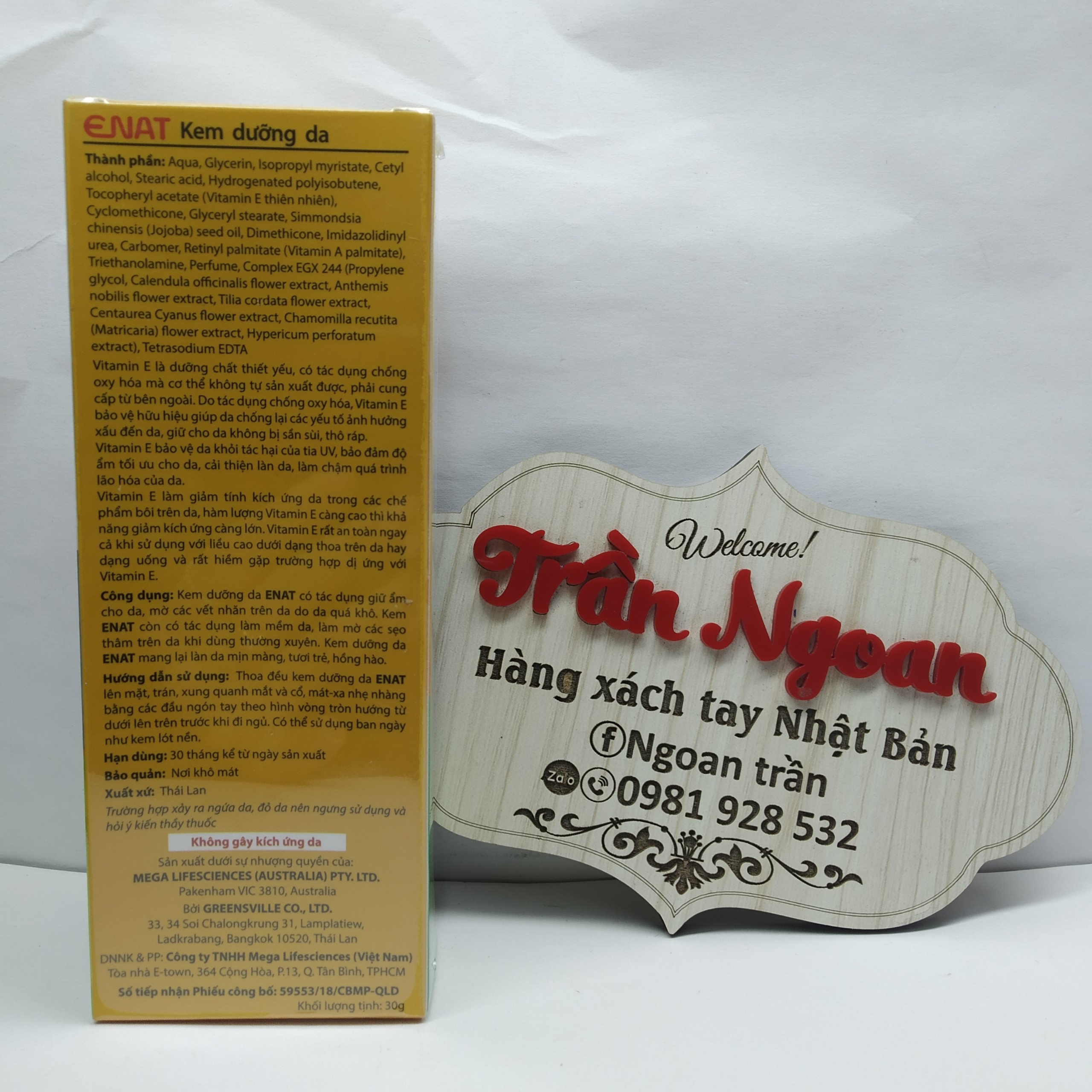 Kem Dưỡng Da Enat - Tuýp 30g
