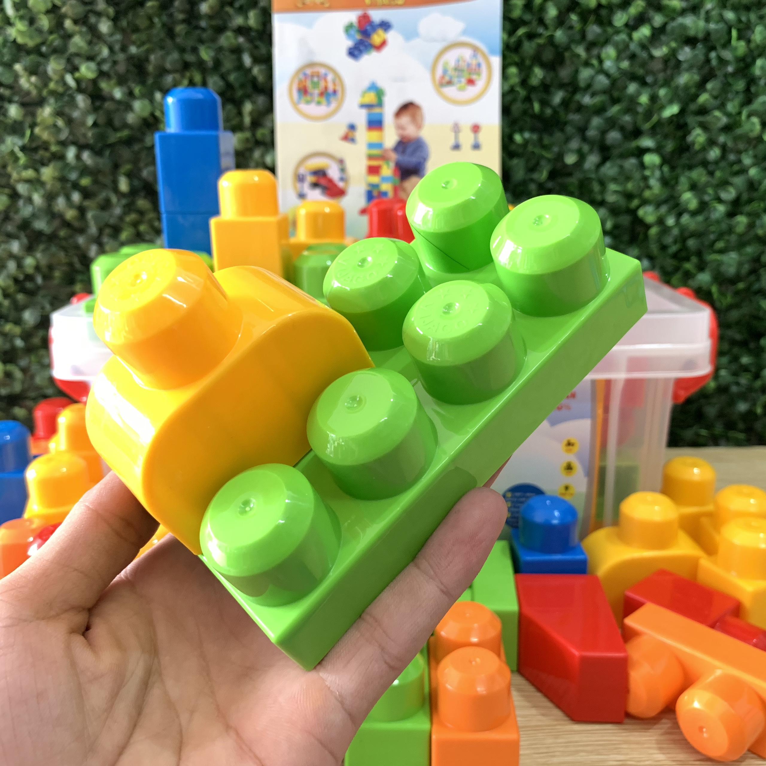 Đồ Chơi Xếp Hình Hình Vuông Diệu Kì 40 Chi Tiết Cho Bé Sáng Tạo