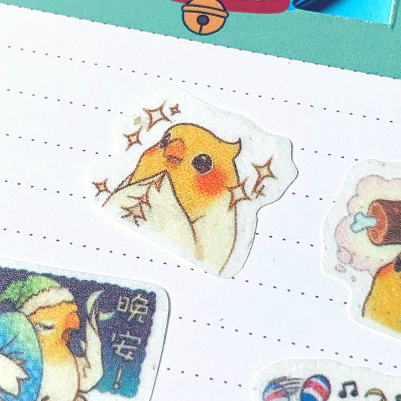 [HCM]Bộ 32 Sticker Hình Dán Mini Con Gà
