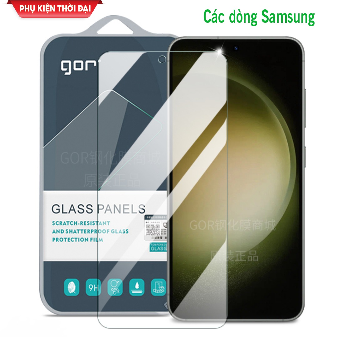 Cường lực Gor Samsung A71 / M51 / A72 5G / A73 5G / M53 5G / M52 5G / M54 / M55 5G trong suốt 9H / 2.5D trơn mượt