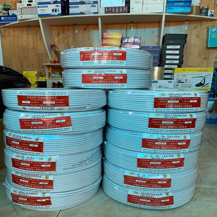 Dây cáp 5C 48Tim 100ya HJD (nhãn đỏ) (Cuộn) - SP000777