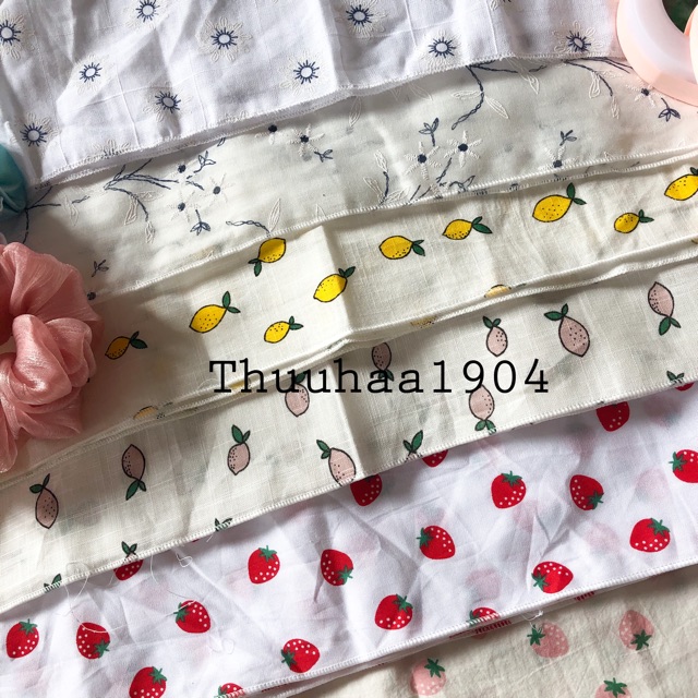 Khăn Bandana Nhiều Mẫu Vải Thô Mềm