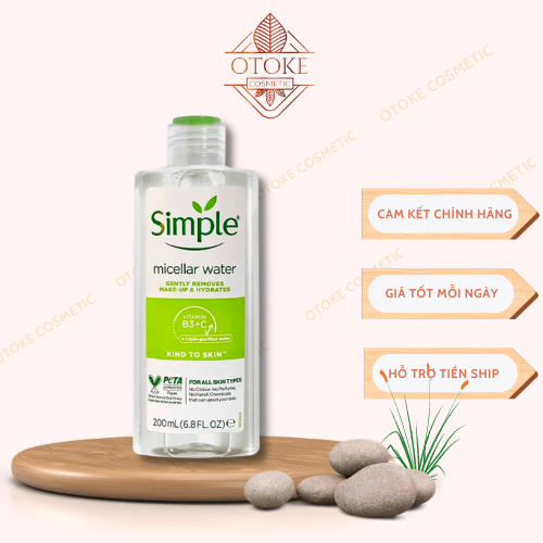 Nước Tẩy Trang Simple Micellar Cleansing Water 200ml
