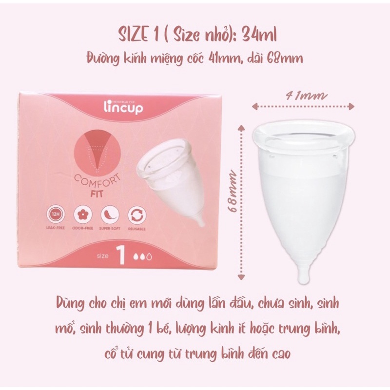 Anichee [hot sale]Cốc nguyệt san Lincup