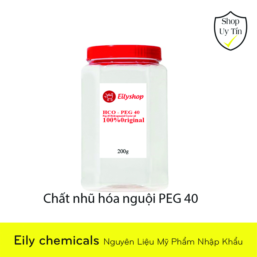 PEG-40 Hydrogenated castor oil - Nguyên Liệu Mỹ Phẩm Nhập Khẩu