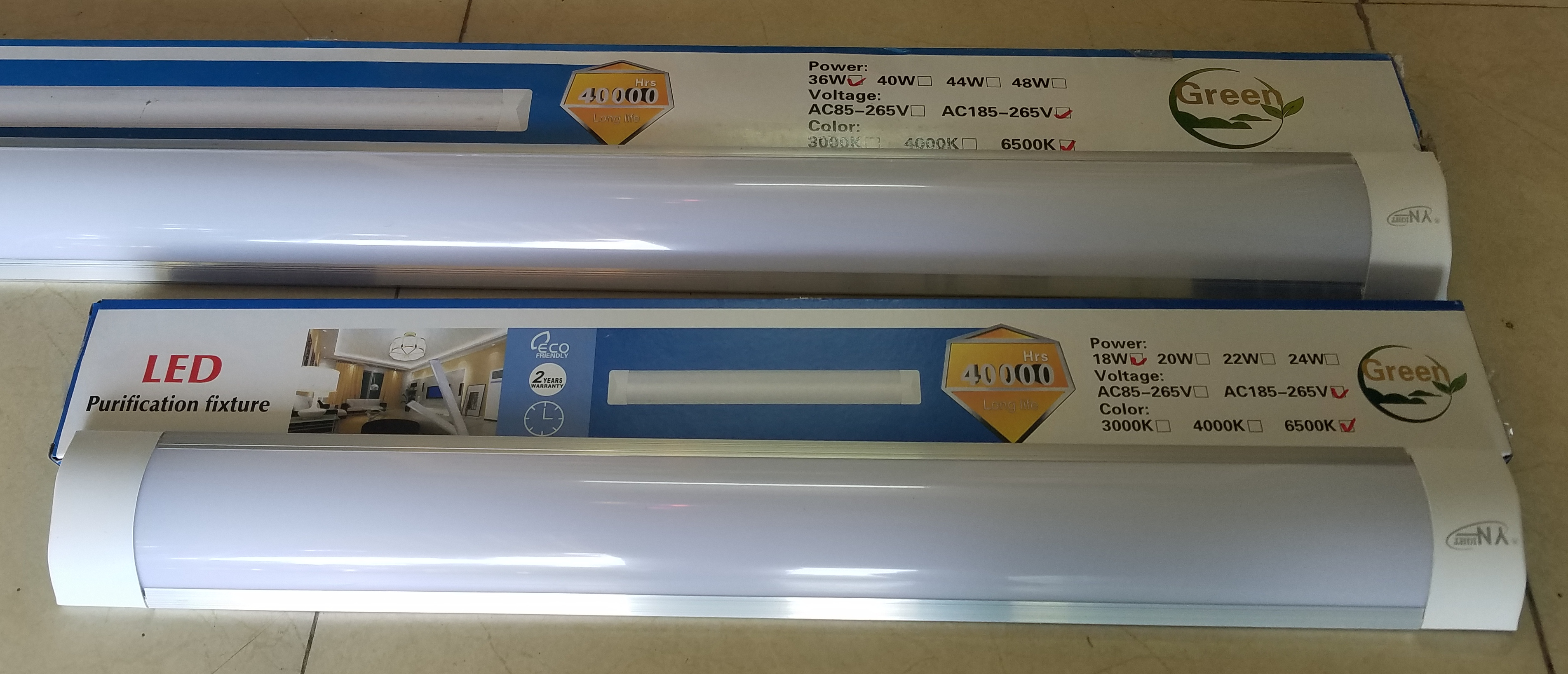 Combo 10 Đèn tuýp Led bán nguyệt 60cm