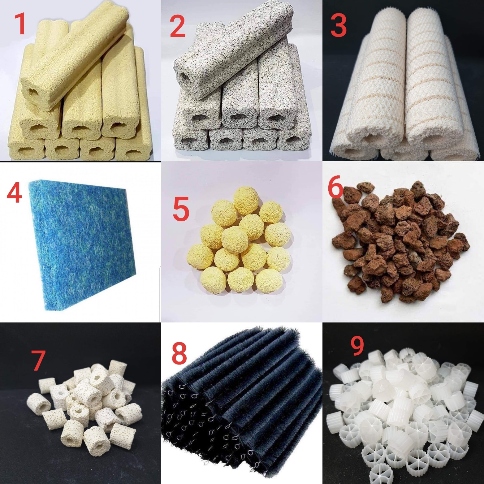 Nham thạch đỏ lọc nước hồ cá 1kg
