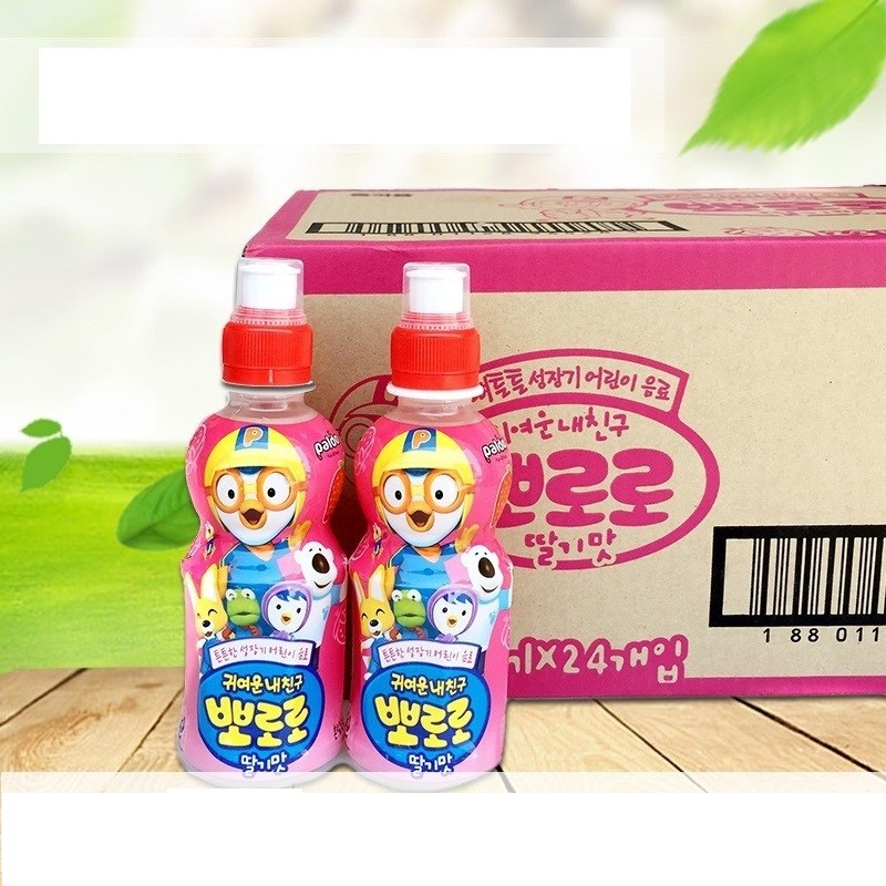 235ml sữa pororo vị dâu