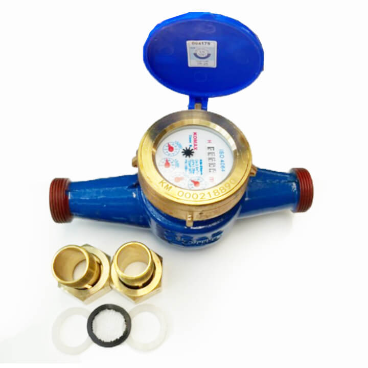 Đồng hồ nước 34mm - có kiểm định - komax hàn quốc