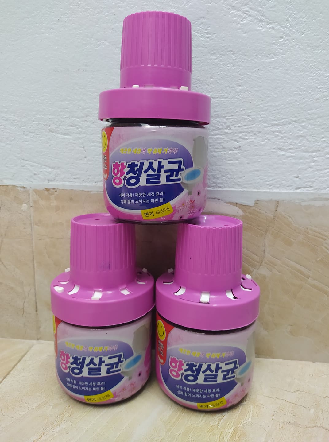 Chai tẩy bồn cầu khử mùi Hàn Quốc, chai thả bồn cầu khử trùng