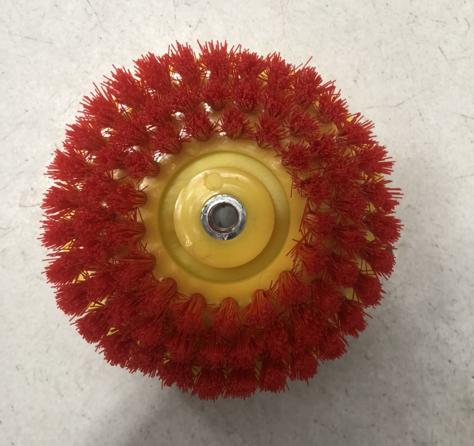 Bàn chải chà sàn dùng cho máy mài góc cầm tay 11cm