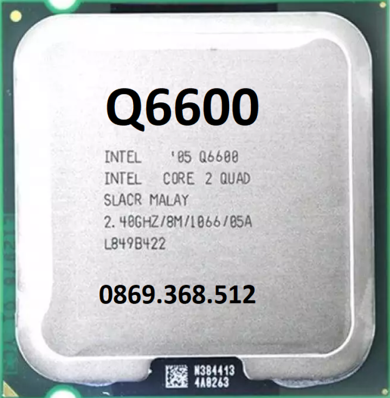 CPU Q6600 tặng kèm keo tản nhiệt lắp main g31 g41