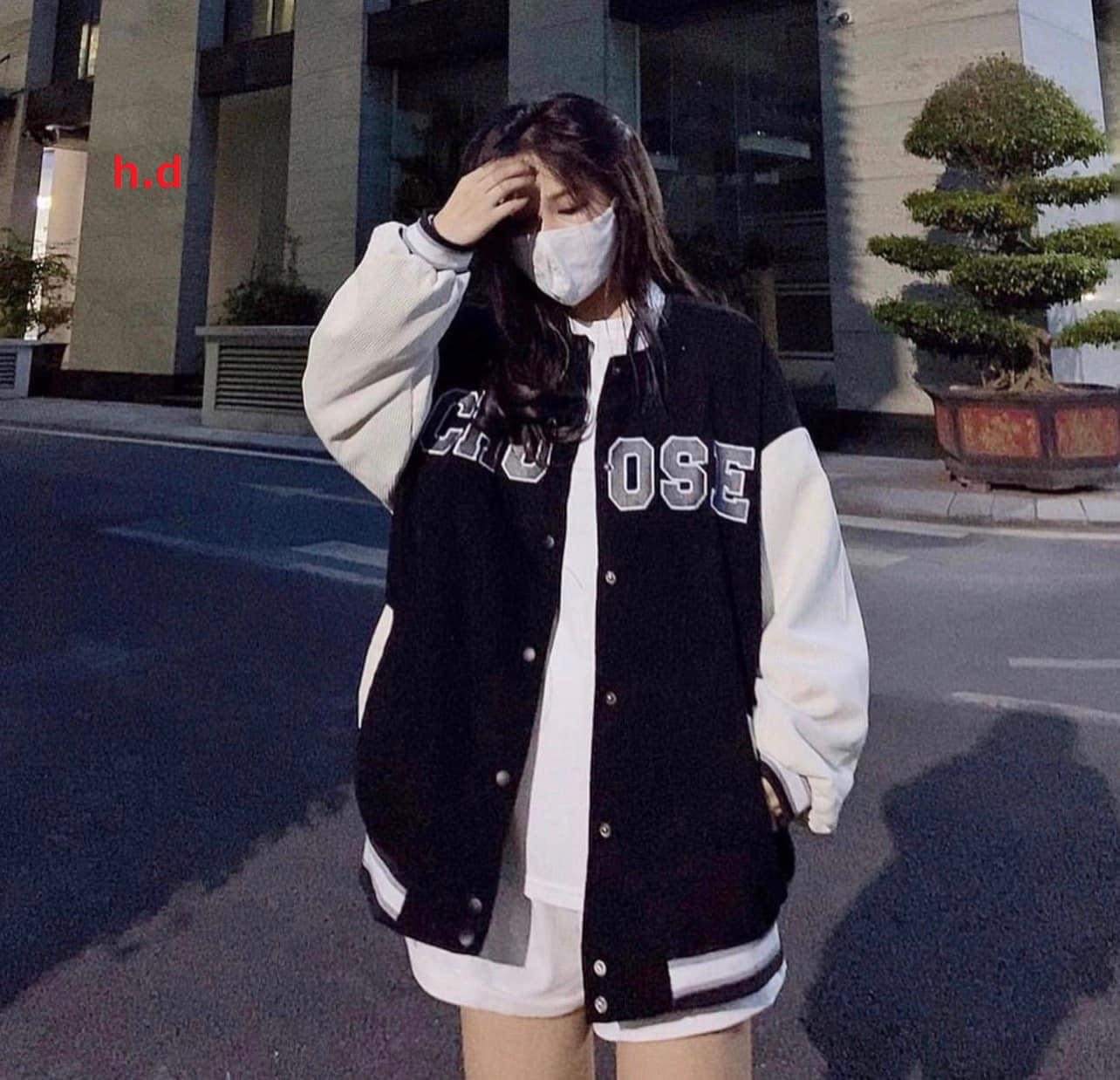 [ Siêu Hót ] Áo bomber tay trắng OSE HD01 [ Cam kết 100%  đúng mẫu ]
