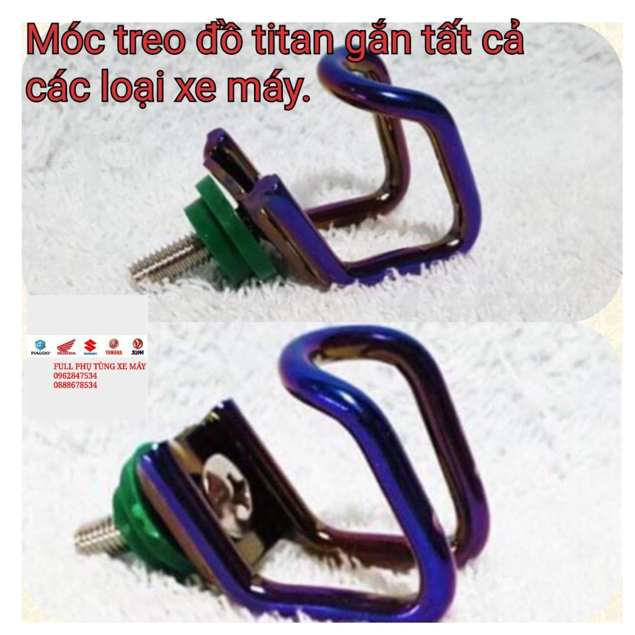 Móc Treo Đồ xi 7 màu - titan mẩu cứng cáp chắc chắn