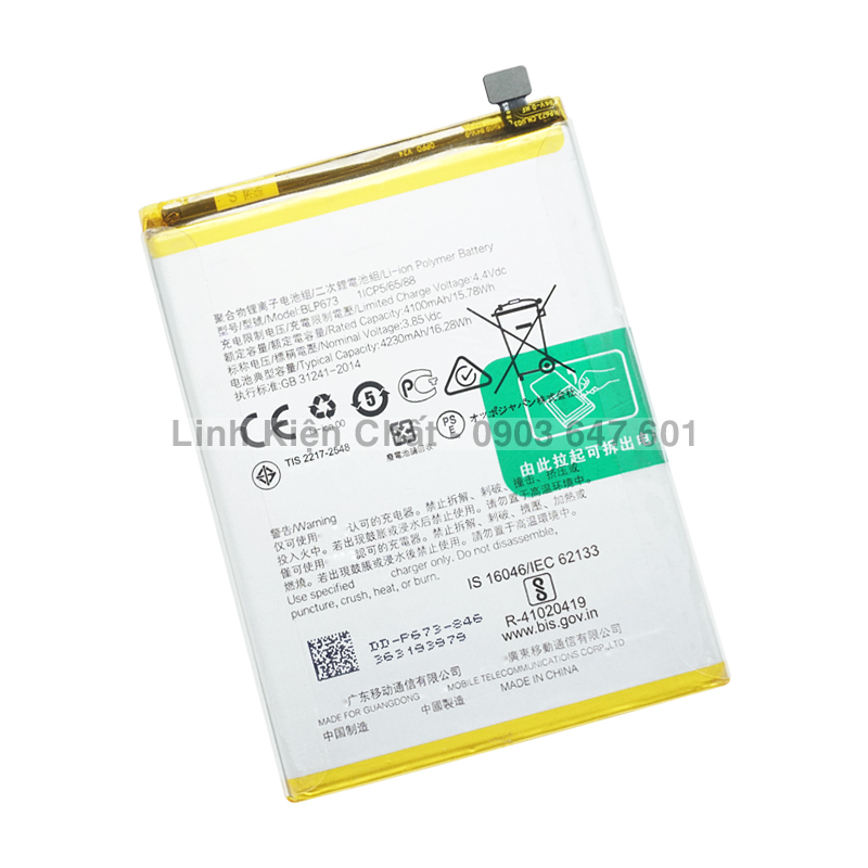 Pin cho điện thoại Oppo A31 CPH2081 CPH2015 4230mAh Zin