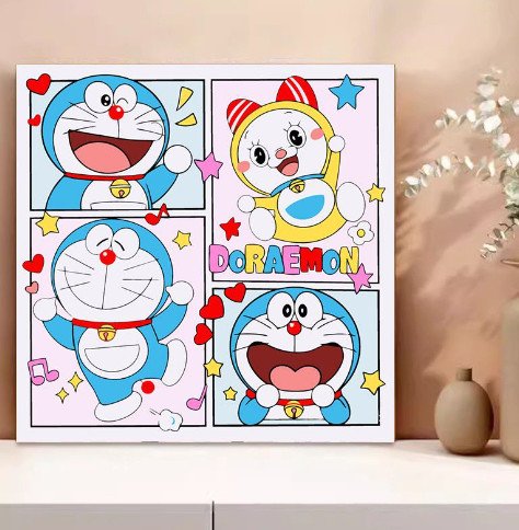 Tranh đính đá cho bé, Combo 1 tranh