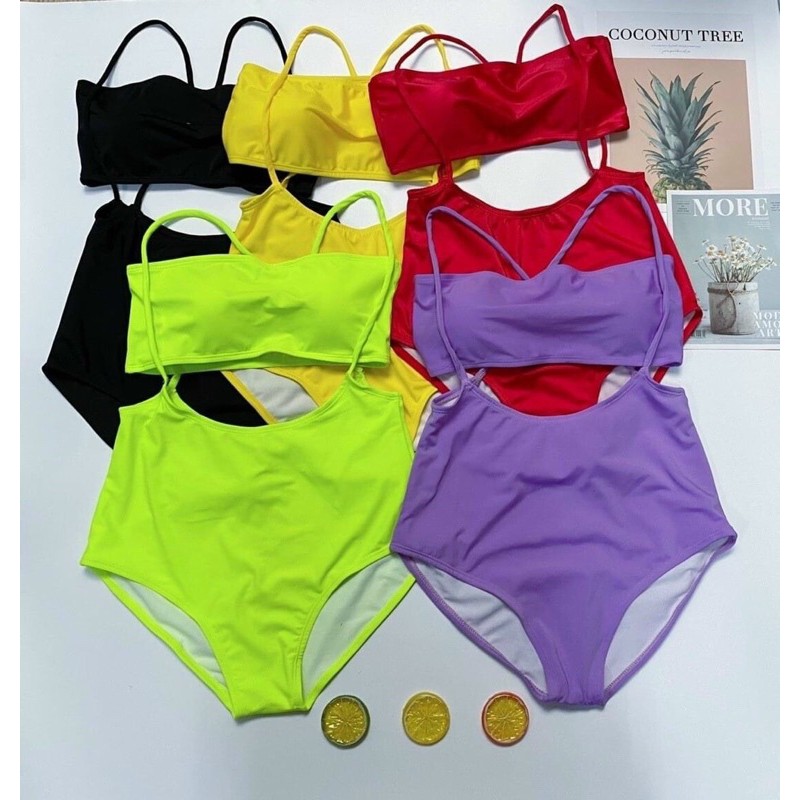 [HCM]Bikini áo ống quần phối dây sành điệu