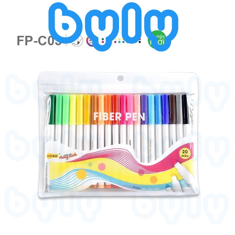 Bút lông màu Fiber Pen Colokit - Marker Baoke - Crayola Super Tips tô màu viết vẽ thư pháp ngòi brush nét thanh nét đậm , sản phẩm chính hãng chất lượng cao và được kiểm tra kỹ trước khi giao hàng