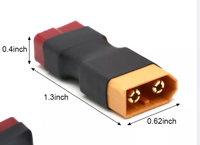 Jack chuyển pin T cái sang XT60 đực