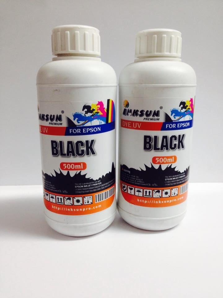 Mực Epson dye uv 500ml inksun bán lẻ màu Vàng