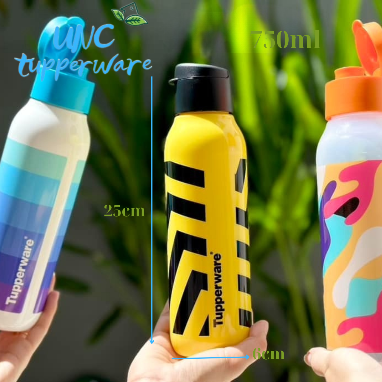 Bình nước Tupperware Eco Bottle Fancy 750ml