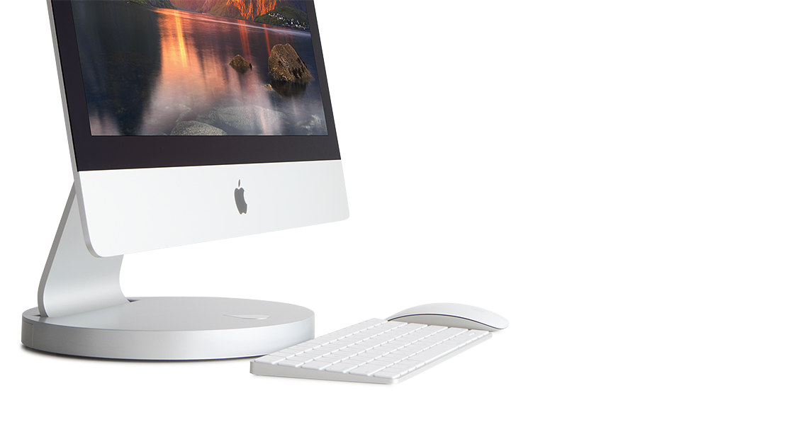 ĐẾ TẢN NHIỆT RAIN DESIGN (USA) I360 TURNTABLE IMAC 20"-27″ SILVER