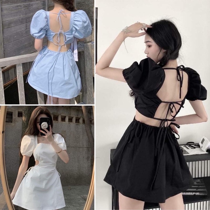 VÁY CUTOUT HỞ LƯNG