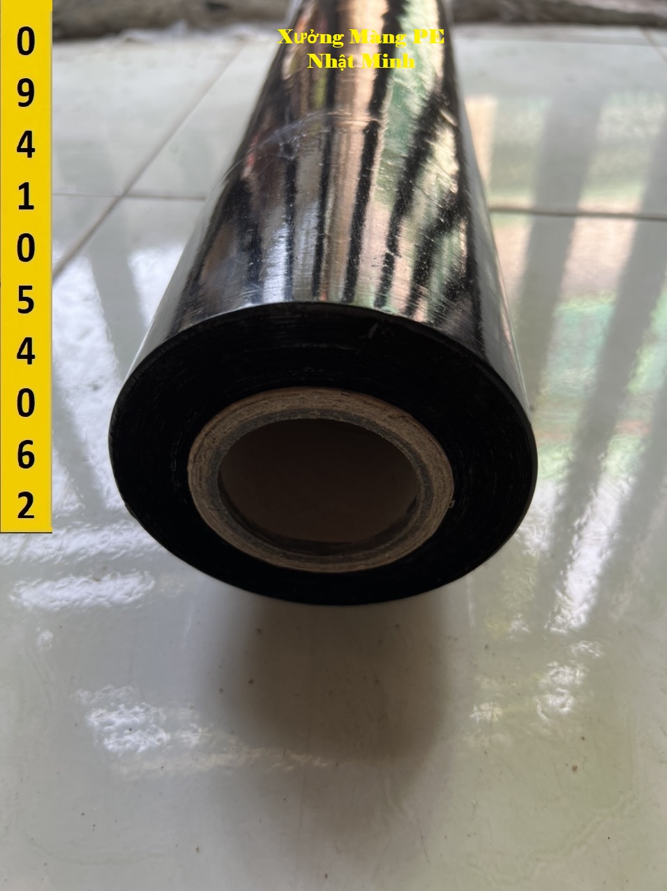 Màng PE đen, màng quấn đen 50cm 3kg