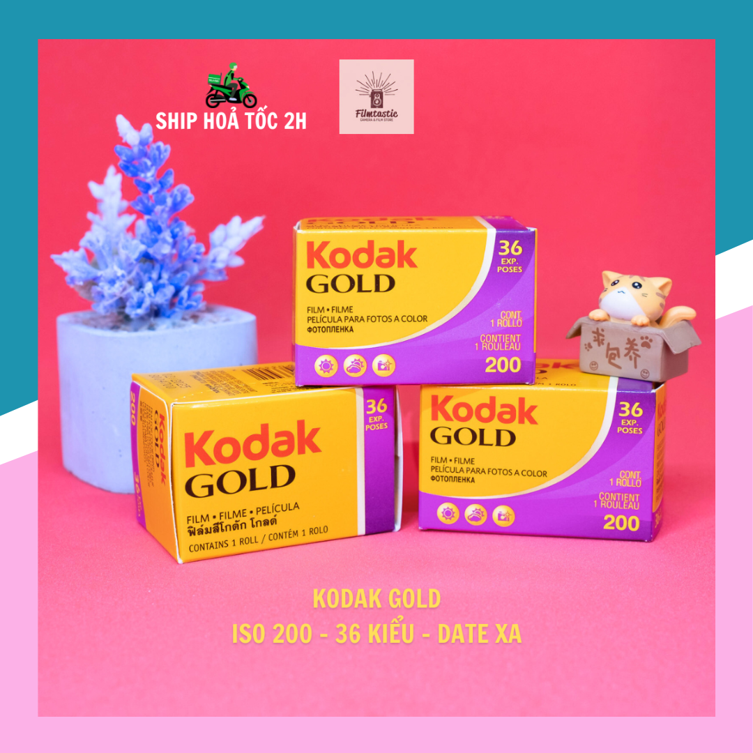 Film Kodak Gold 200 36 kiểu - Date xa 2025 - Phim máy ảnh