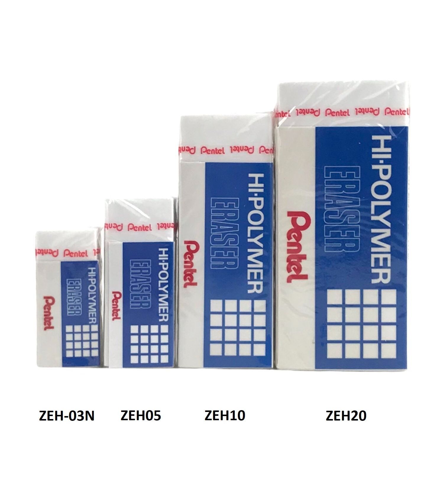 Gôm tẩy Pentel chính hãng đủ kích cỡ