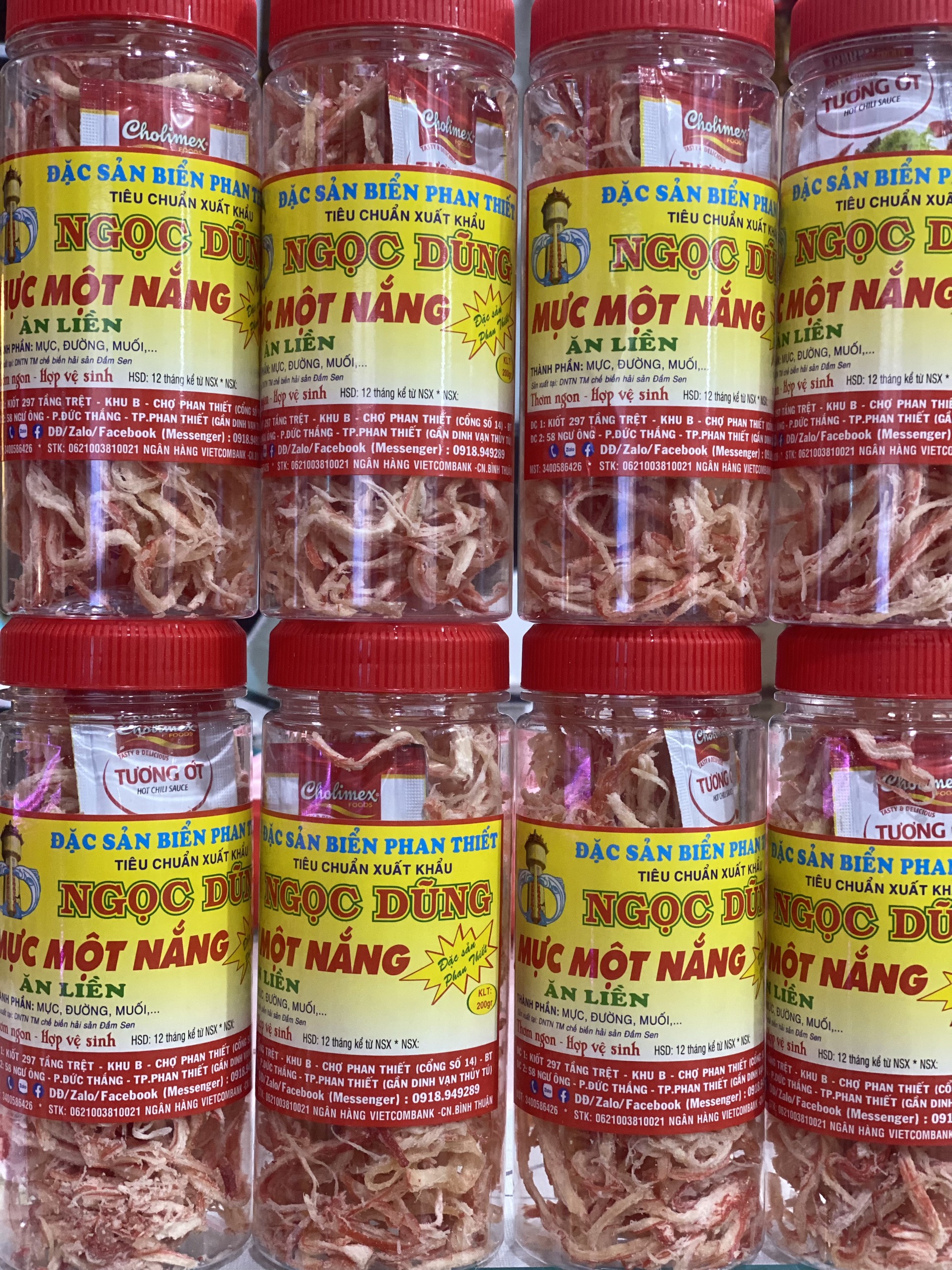 [FREESHIP MAX] Mực Một Nắng Nướng xé sợi ( ăn liền ) là món ăn ngon của Shop Đặc Sản Biển Phan Thiết NGỌC DŨNG; Hộp 200 gram. HSD 12 tháng kể từ ngày đặt hàng.