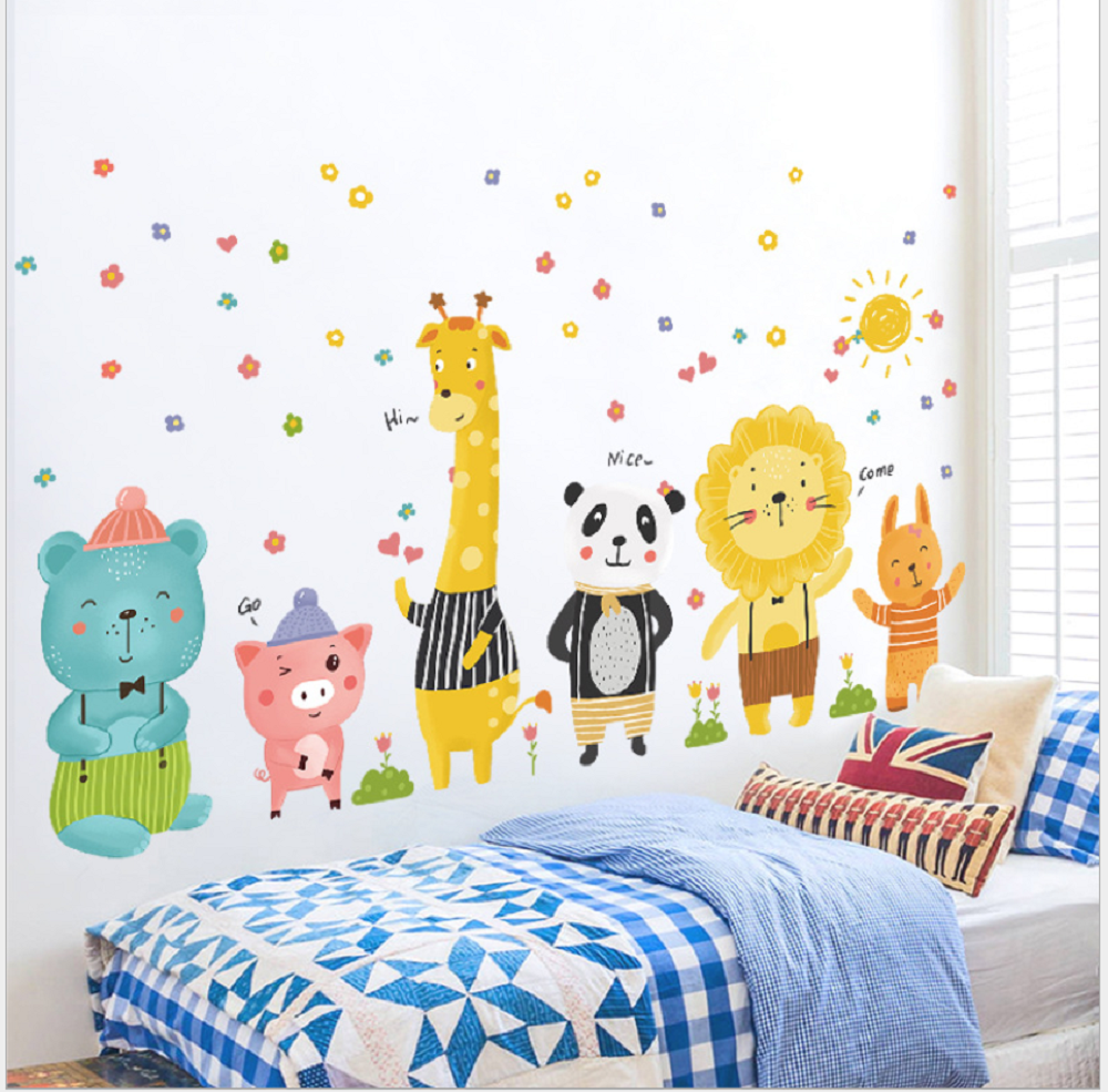 [HCM]Decal Dán Tường  Thú Ngộ Nghĩnh 02