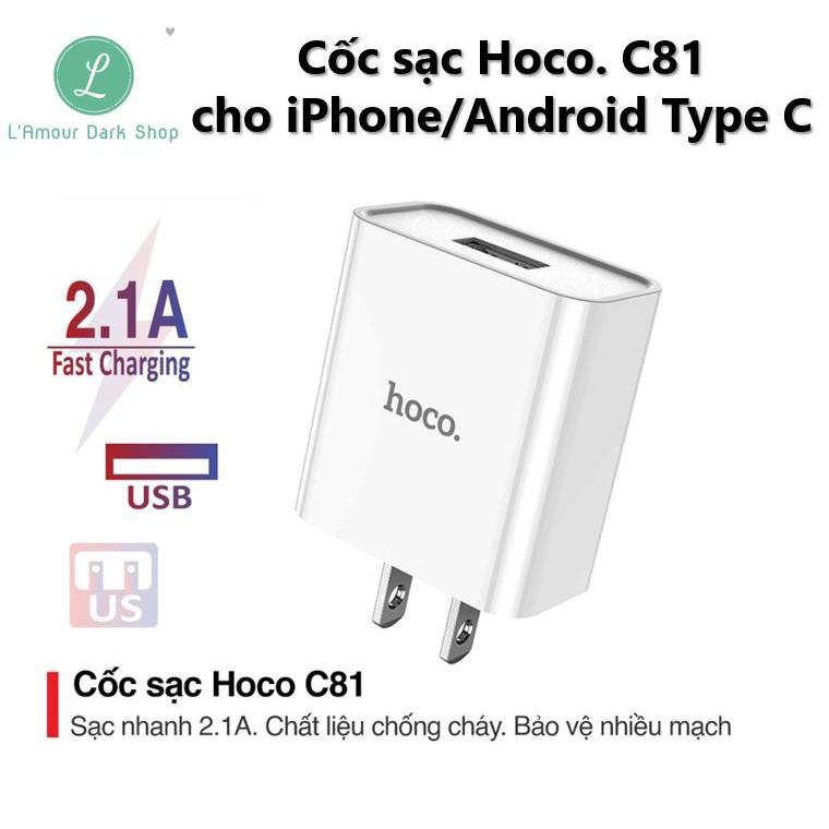 Cóc sạc Hoco C81