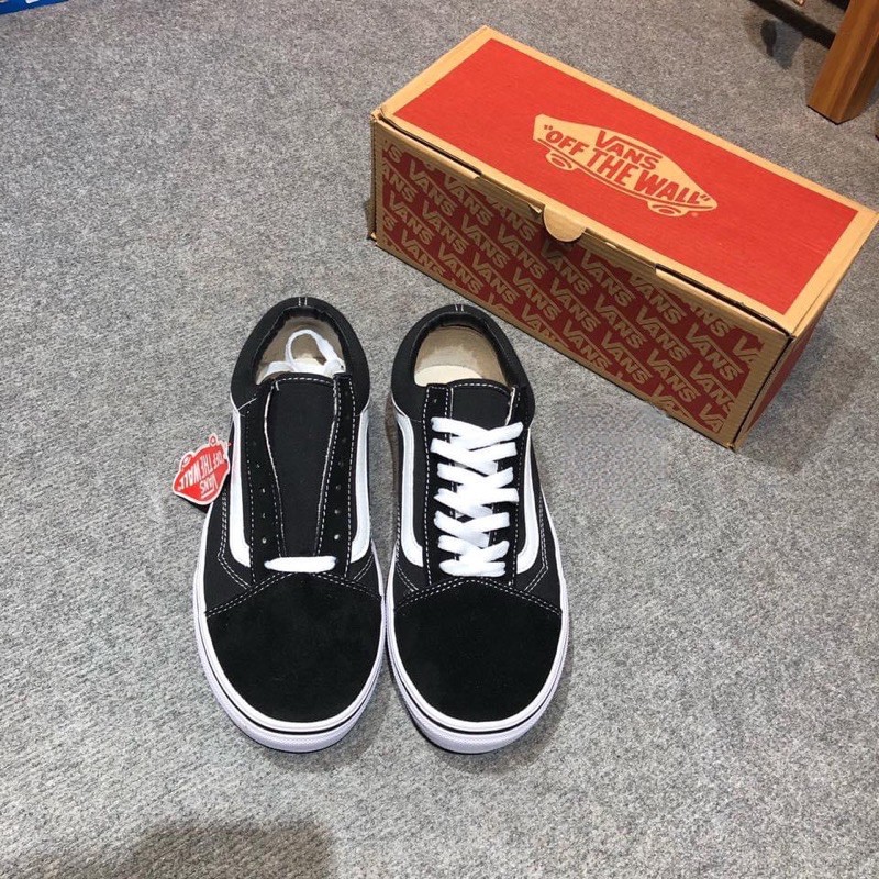 🔥ẢNH THẬT🔥Giày thể thao sneaker old skool đen trắng