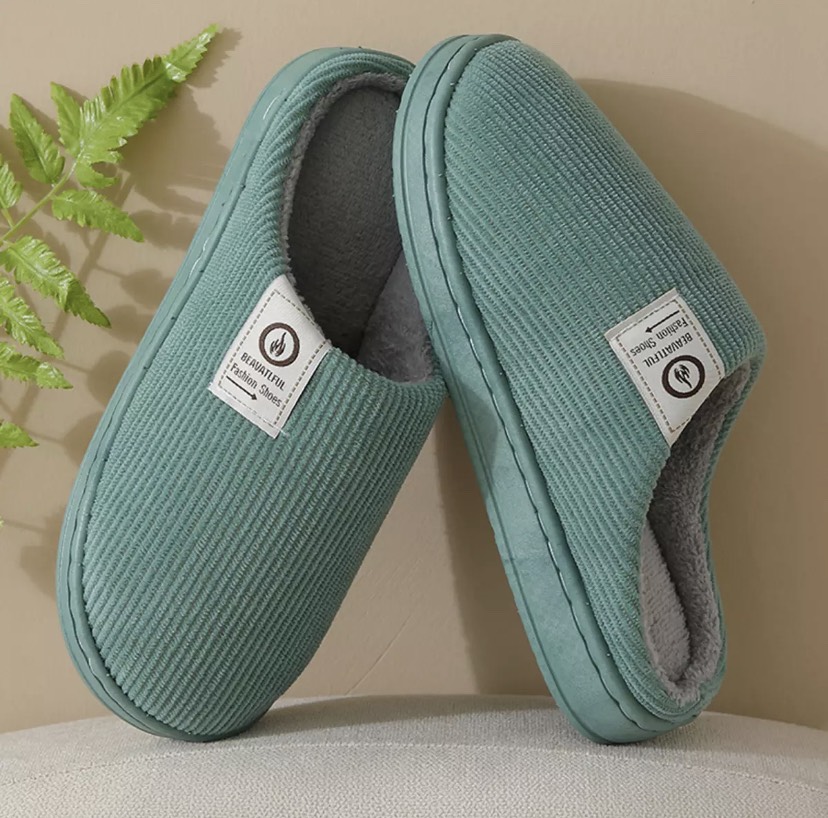 Japan style indoor plush slippers home fashion cotton slippers anti-sweat Slipper thick bottom non-slip cotton slippers